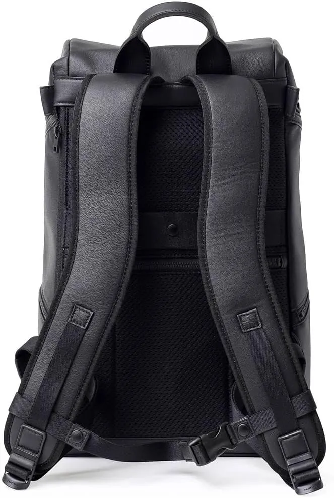 Genuine Leather Backpack A4 Locus, Made In Japan, No.672702, Black