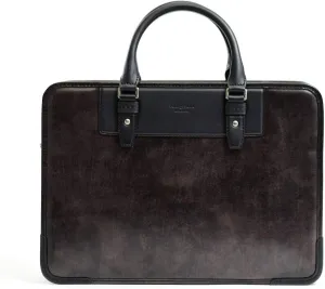 Genuine Leather Briefcase A4 A, Made In Japan, No.610501