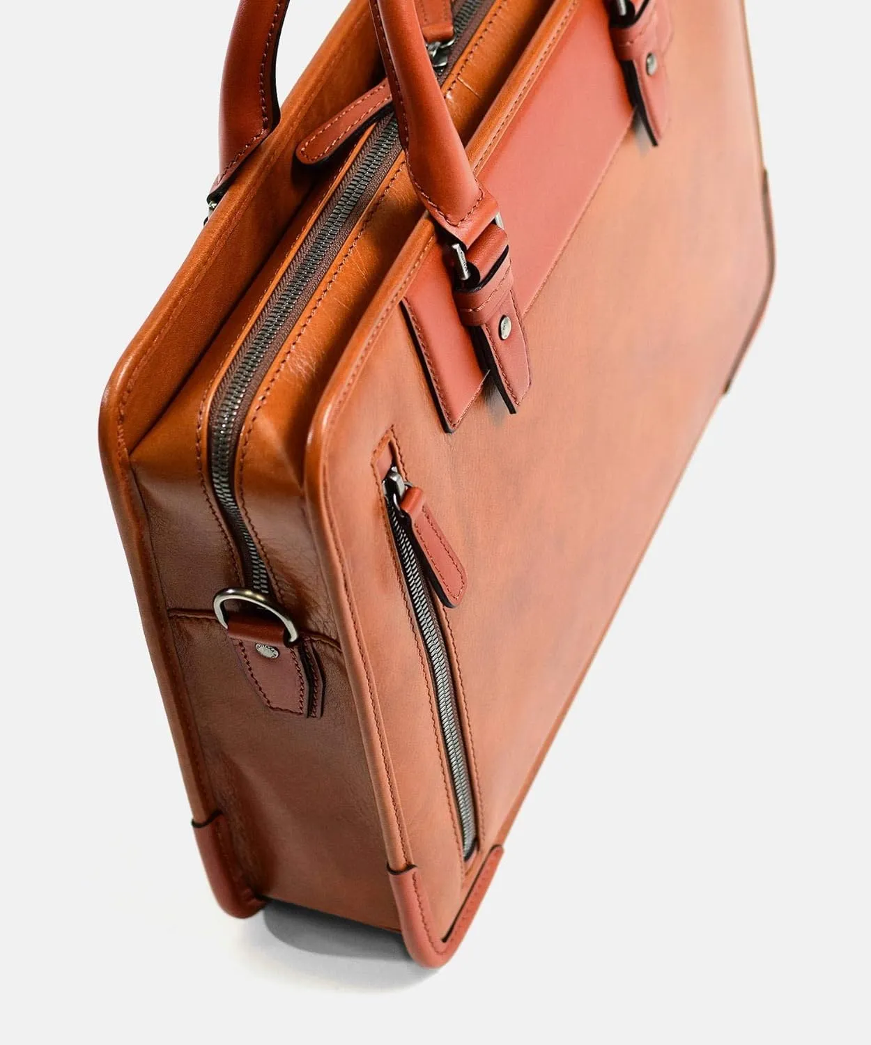 Genuine Leather Briefcase A4 A, Made In Japan, No.610501