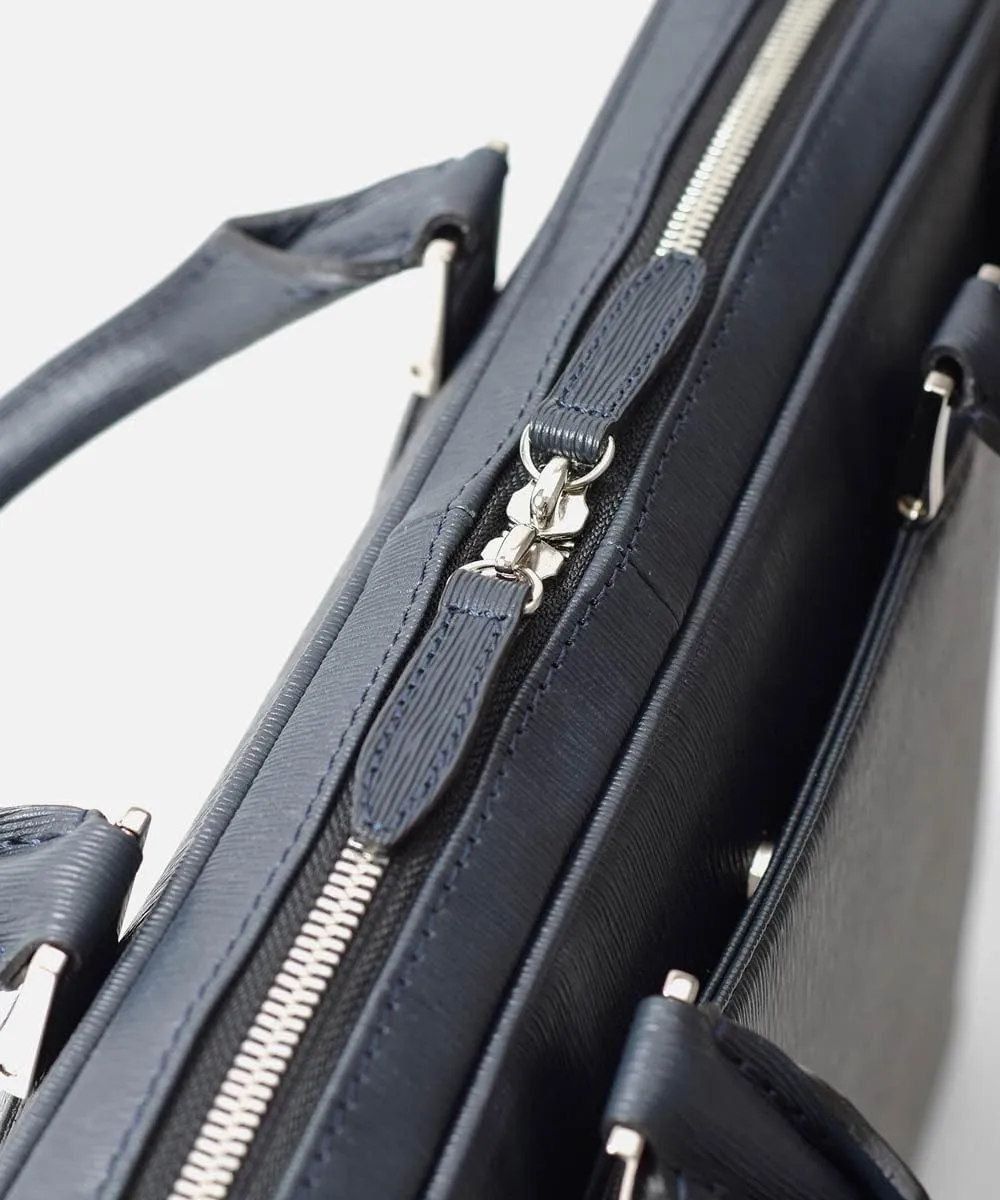 Genuine Leather Briefcase A4, New Jade, Made In Japan, No.622511