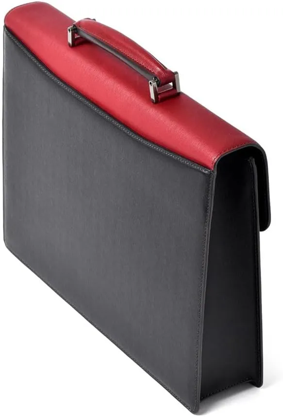 Genuine Leather Briefcase Flap A4 Diamant, Made In Japan, No.621504