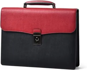 Genuine Leather Briefcase Flap A4 Diamant, Made In Japan, No.621504
