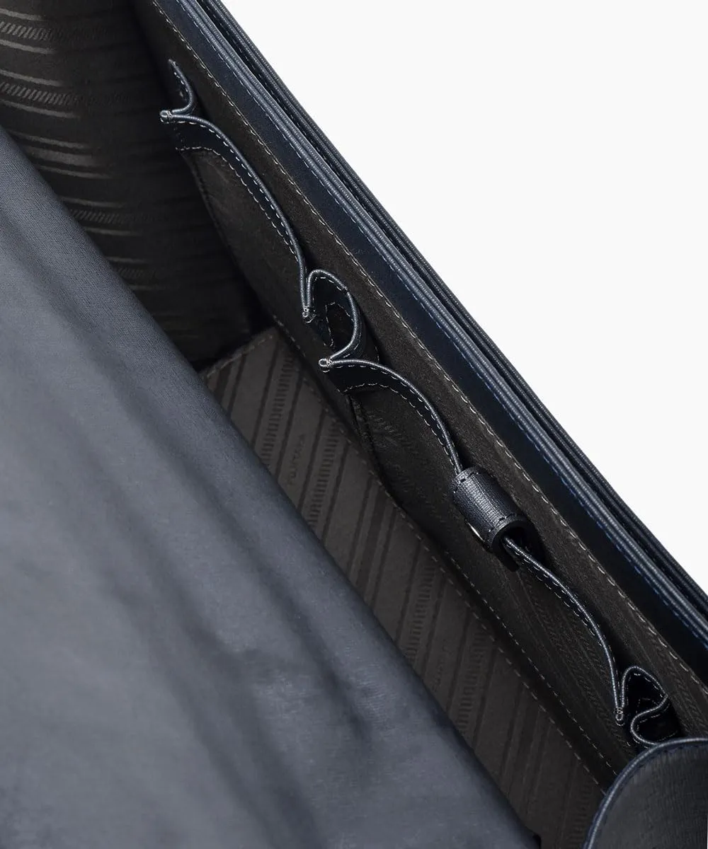 Genuine Leather Briefcase Flap A4 Diamant, Made In Japan, No.621504