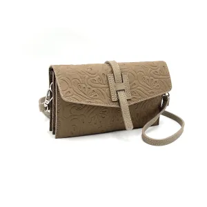 Genuine leather mini clutch bag, Made in Italy, art. 112611