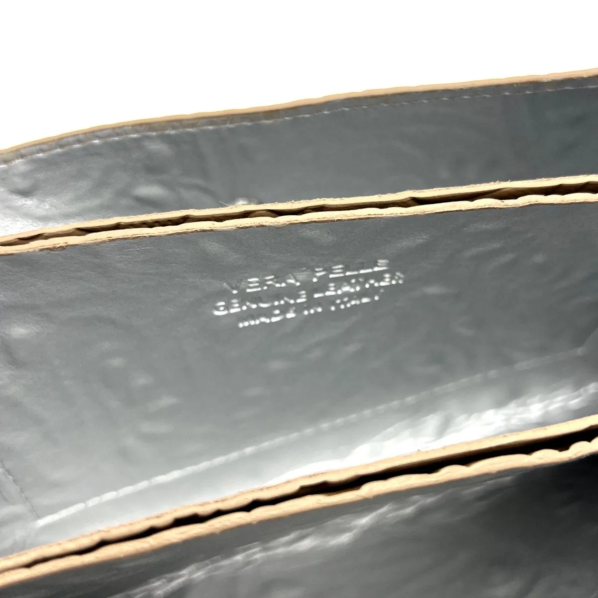 Genuine leather mini clutch bag, Made in Italy, art. 112611