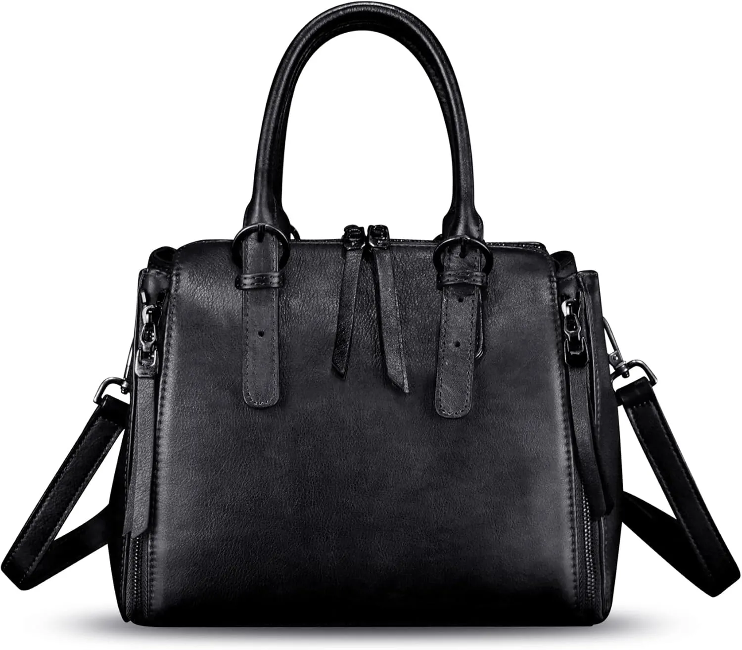Genuine Leather Purses and Handbags for Women Satchel Bag Vintage Crossbody Shoulder Bag Top Handle Bag Purse