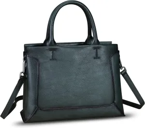 Genuine Leather Satchel for Women Leather Handbag Top Handle Bags Handmade Purse Crossbody Handbags Tote Bag