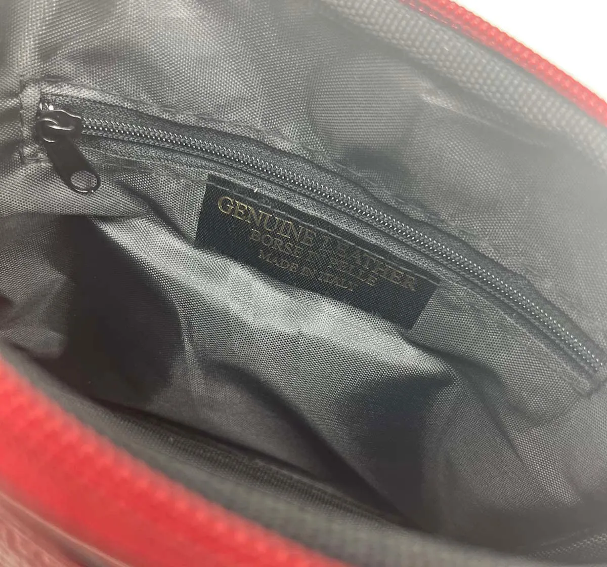 Genuine leather shoulder bag, Made in Italy, art. 112509