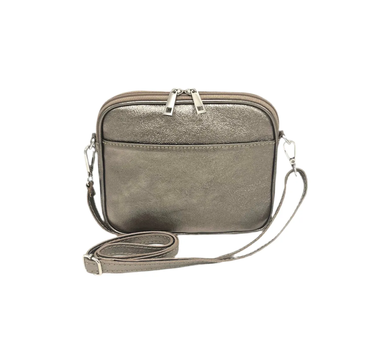 Genuine leather shoulder bag, Made in Italy, art. 112509