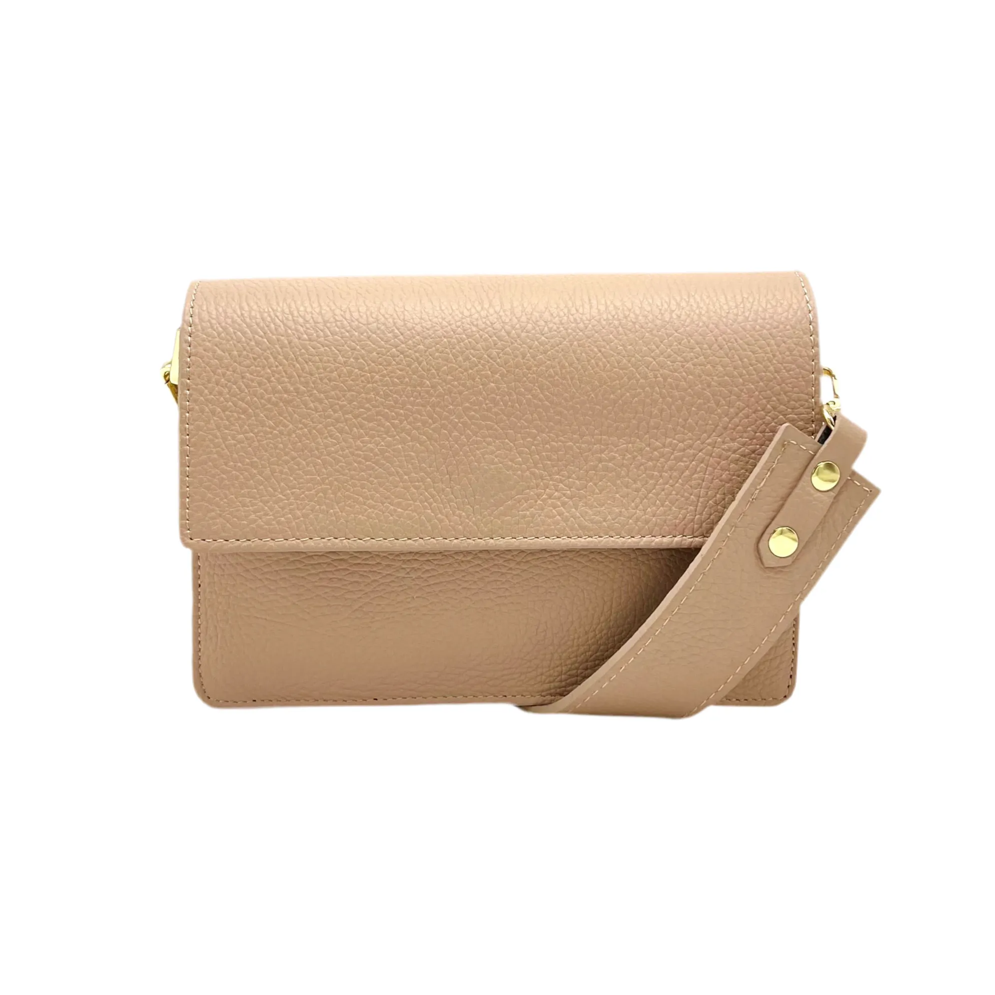 Genuine leather shoulder bag, Made in Italy, art. 112540