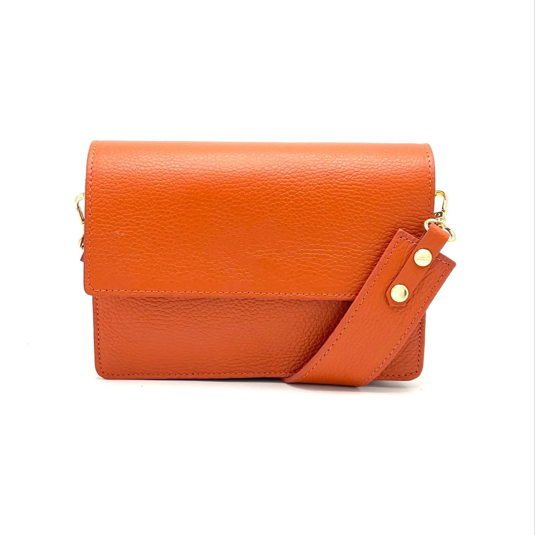 Genuine leather shoulder bag, Made in Italy, art. 112540