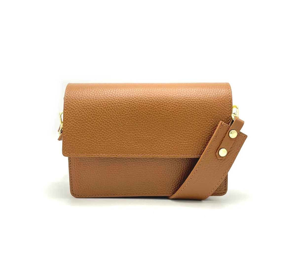 Genuine leather shoulder bag, Made in Italy, art. 112540