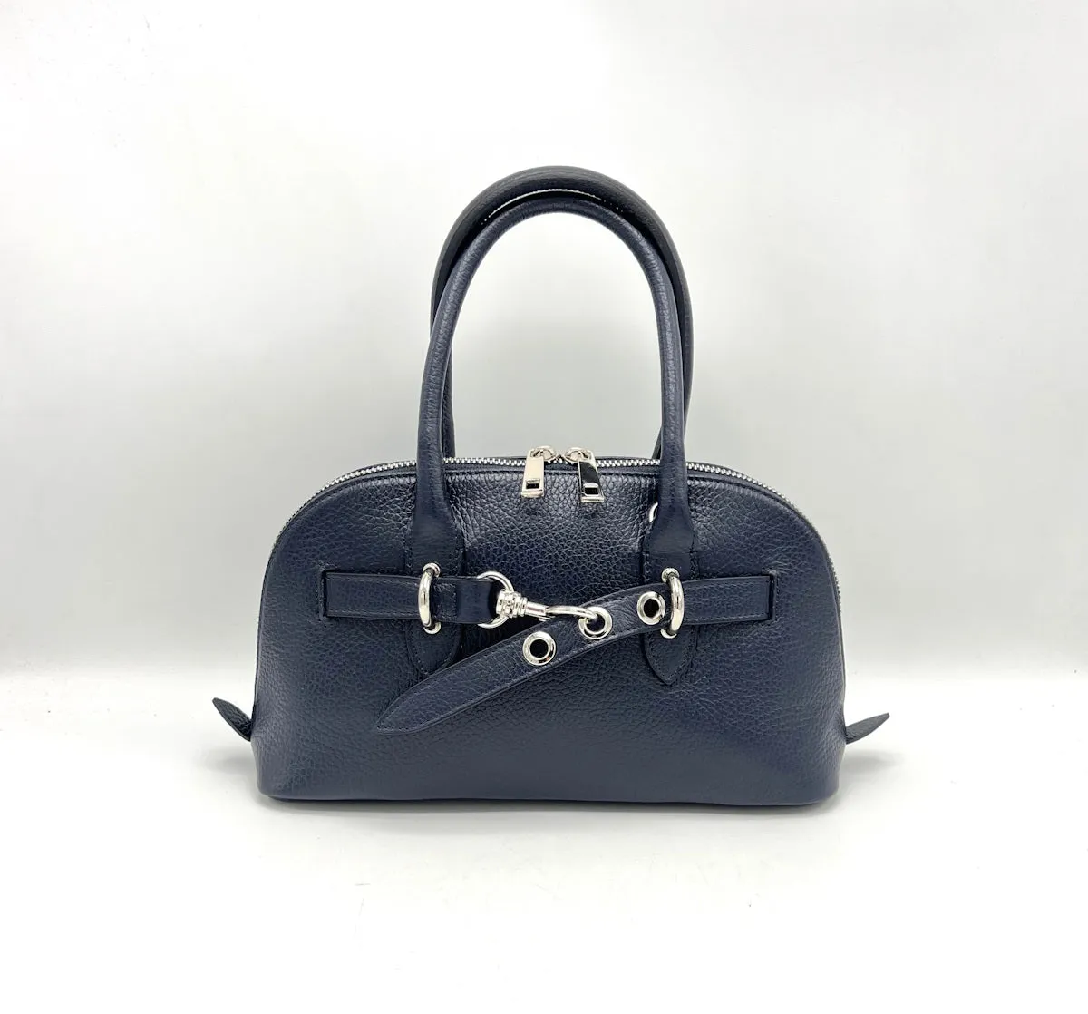 Genuine leather shoulder bag, Made in Italy, art. 112547