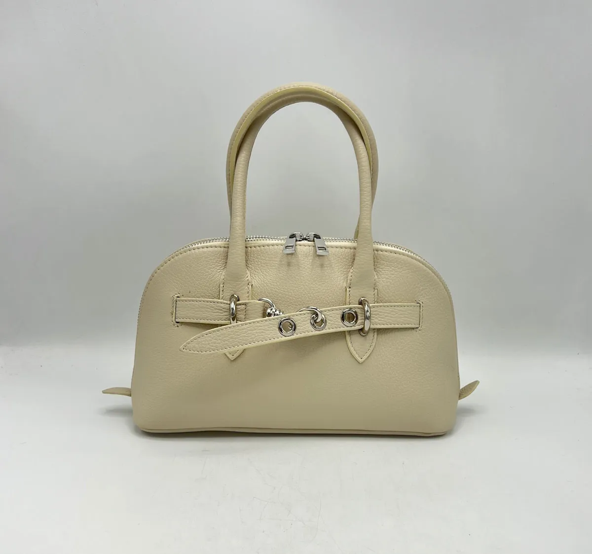 Genuine leather shoulder bag, Made in Italy, art. 112547