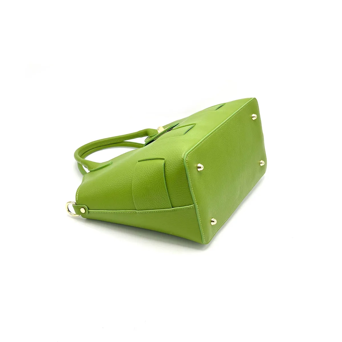 Genuine leather shoulder bag, Made in Italy, art. 112599