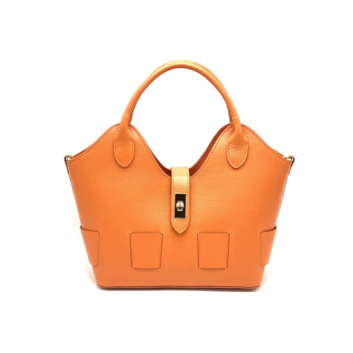 Genuine leather shoulder bag, Made in Italy, art. 112599