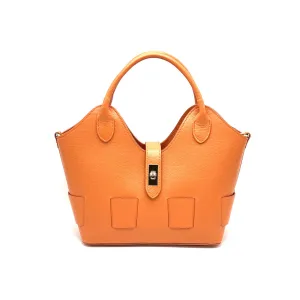 Genuine leather shoulder bag, Made in Italy, art. 112599