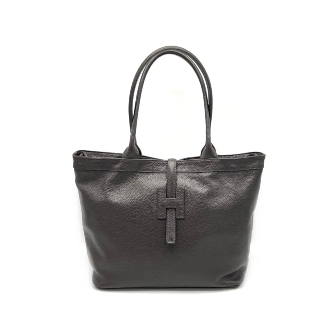 Genuine leather shoulder bag, Made in Italy, art. 112605