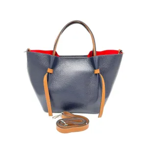 Genuine leather shoulder bag, Small Size, Made in Italy, art. 112544