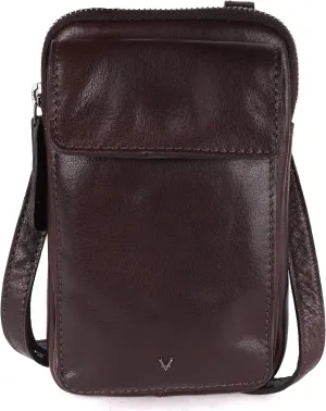 Genuine Leather Small Crossbody Bags For Women Cell Phone Purse, Trendy Casual Bag with Adjustable Strap