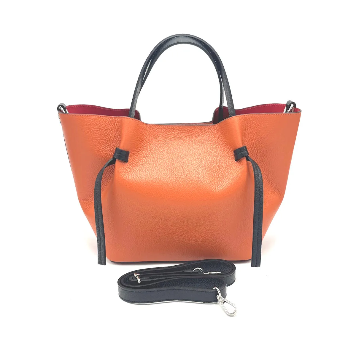 Genuine leather tote bag, Made in Italy, art. 112510