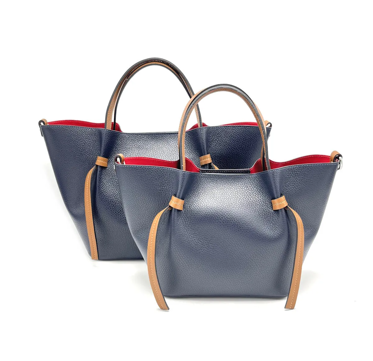 Genuine leather tote bag, Made in Italy, art. 112510