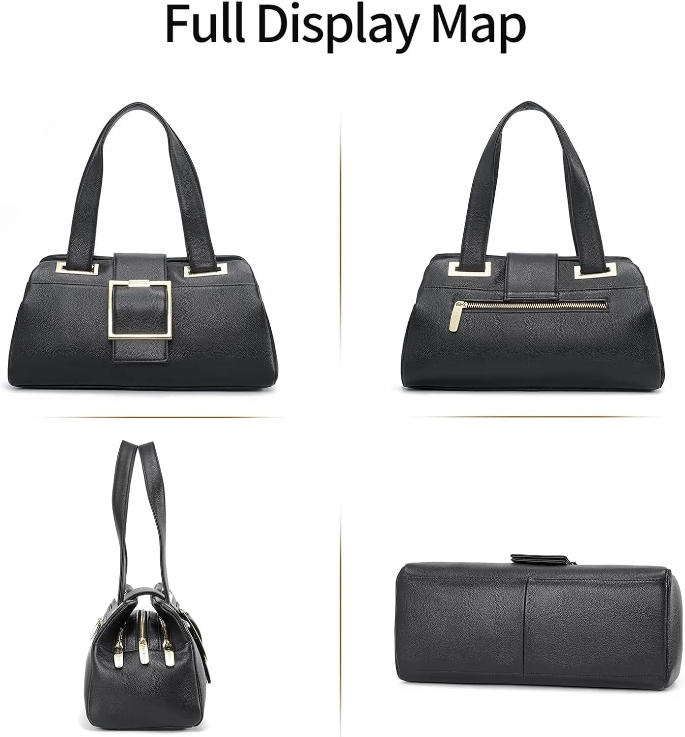 Genuine Leather Tote Handbag Purse CrossBody Bag Patent Leather Shoulder Bag Fashion Leopard Print for Women