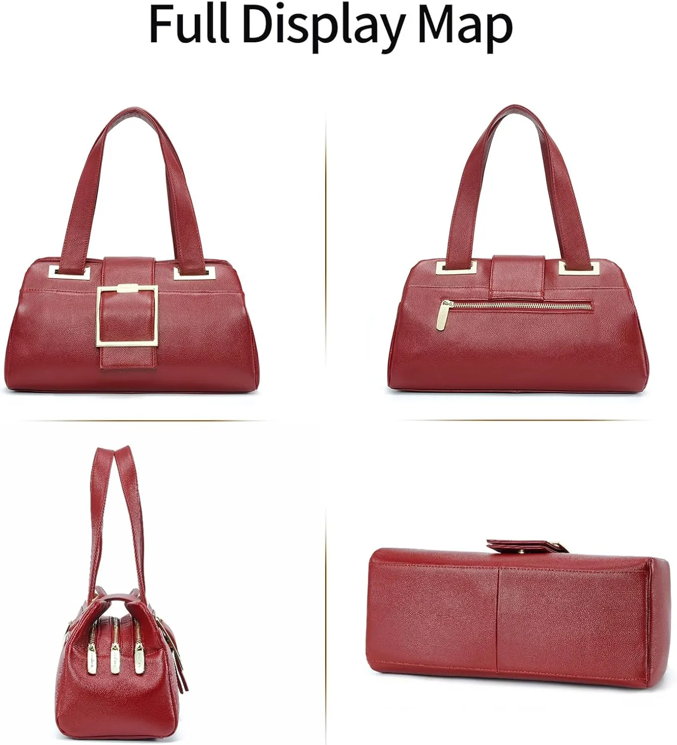 Genuine Leather Tote Handbag Purse CrossBody Bag Patent Leather Shoulder Bag Fashion Leopard Print for Women
