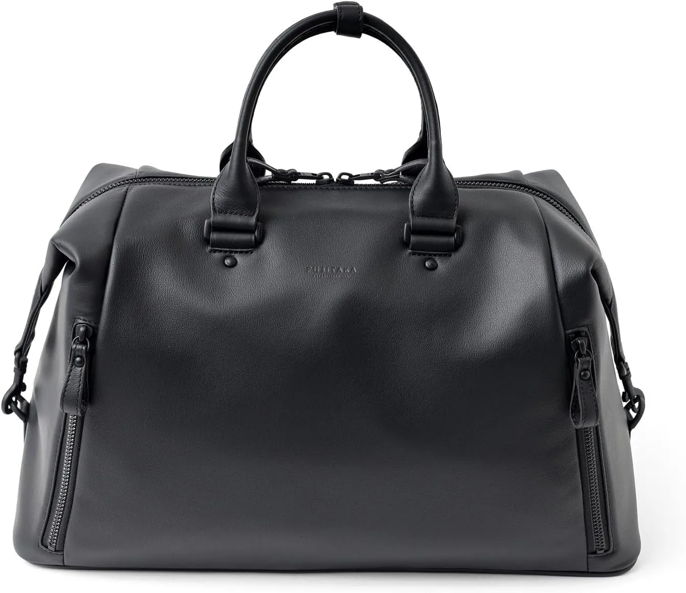 Genuine Leather Traveling Bag Locus, Made In Japan, No.672301