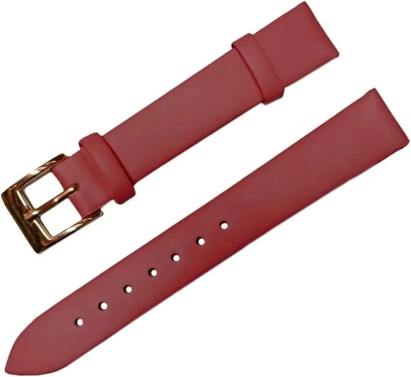 Genuine Leather Watch Strap Solid Color Watch BandFor Men And Women 12mm 14mm 16mm 18mm 20mm 22mm