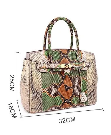 GENUINE PYTHON HANDBAG