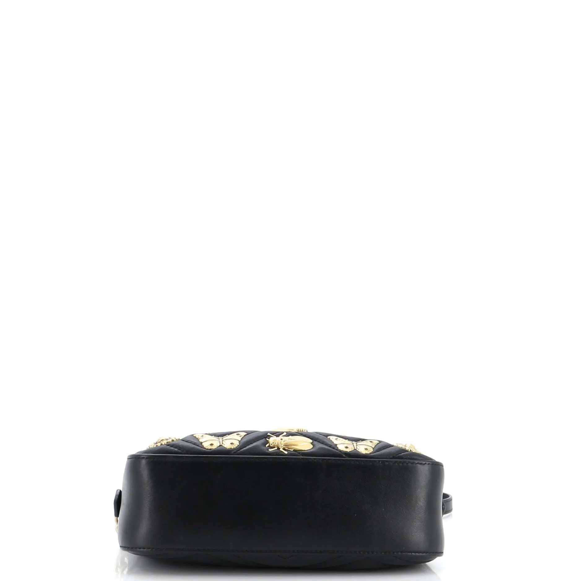 GG Marmont Shoulder Bag Embellished Matelasse Leather Small