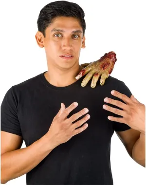 Ghoulish Productions Shoulder Buddy Zombie Hand. Shoulder Buddy Magnet, Shoulder Buddy Toy, Shoulder Buddy Halloween. Shoulder Buddies Line. Ideal for use in Halloween, Christmas, parties