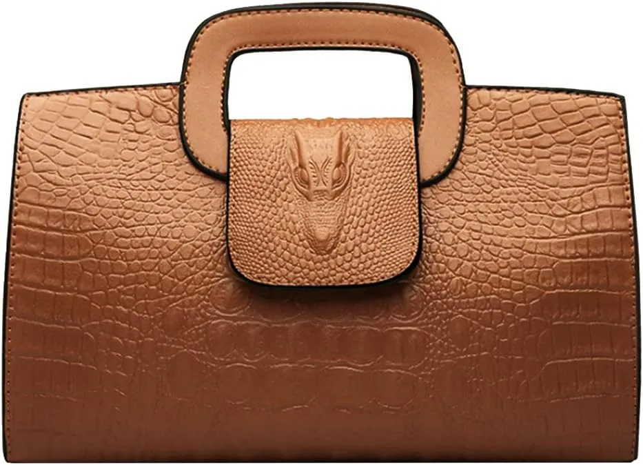 Goclothod Top Handle Satchel Women Vintage Flap Tote Clutch Handbag Crossbody Shoulder Bag Purse