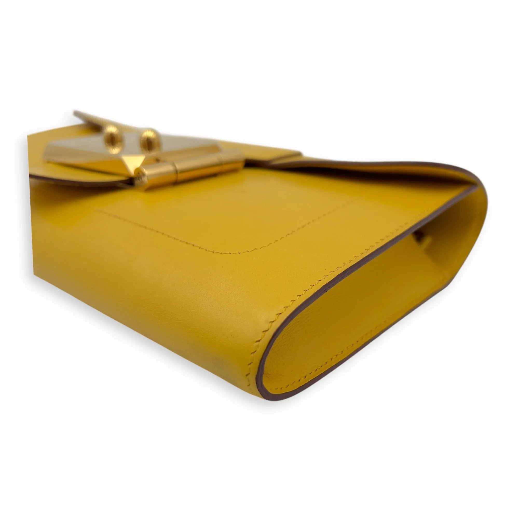 Goodlock Soleil Clutch in Swift, Gold hardware