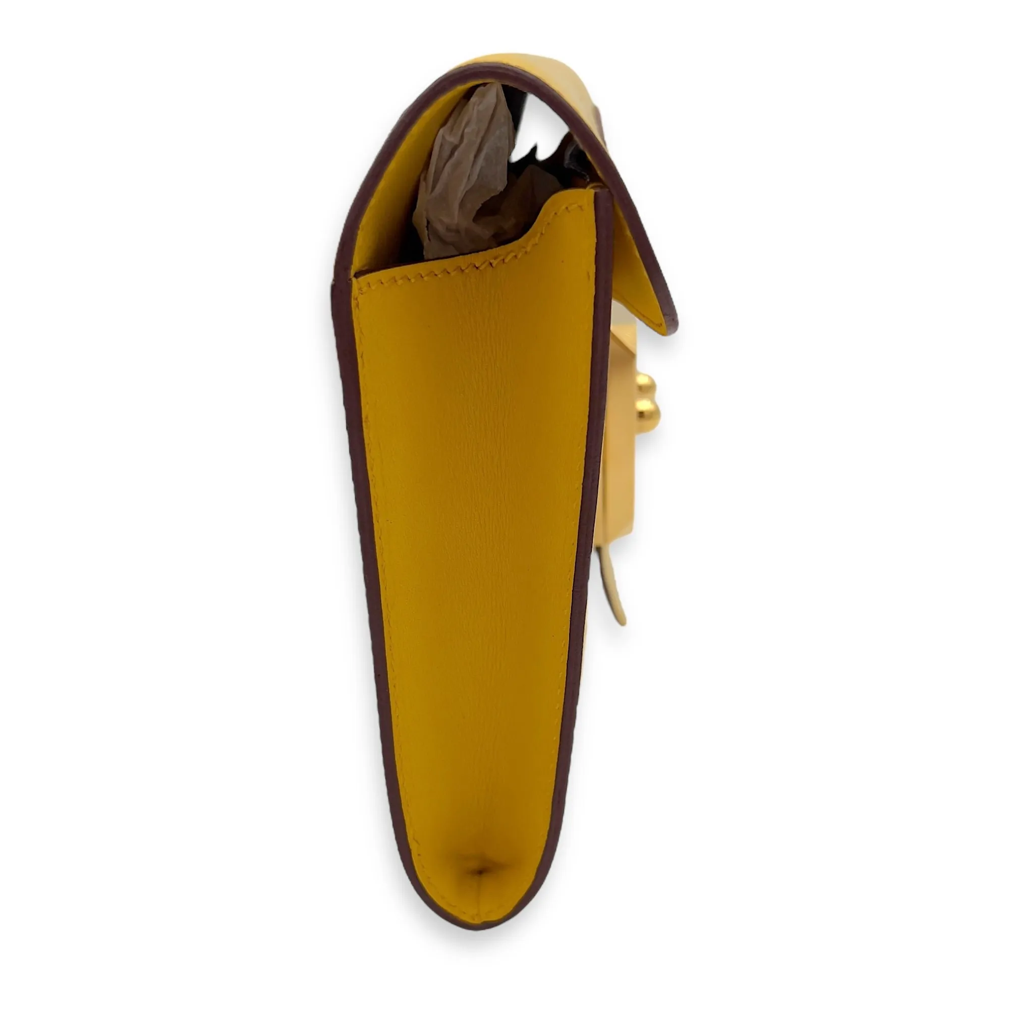 Goodlock Soleil Clutch in Swift, Gold hardware