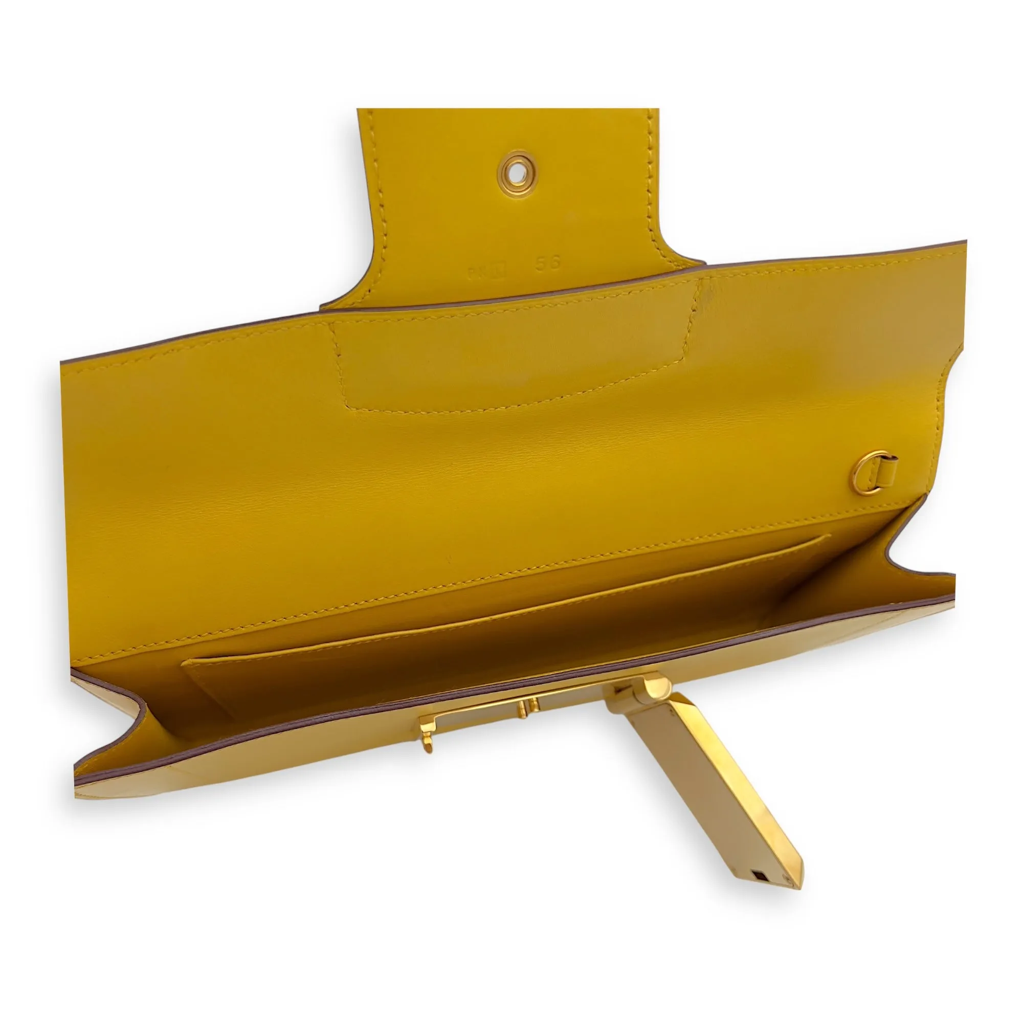 Goodlock Soleil Clutch in Swift, Gold hardware