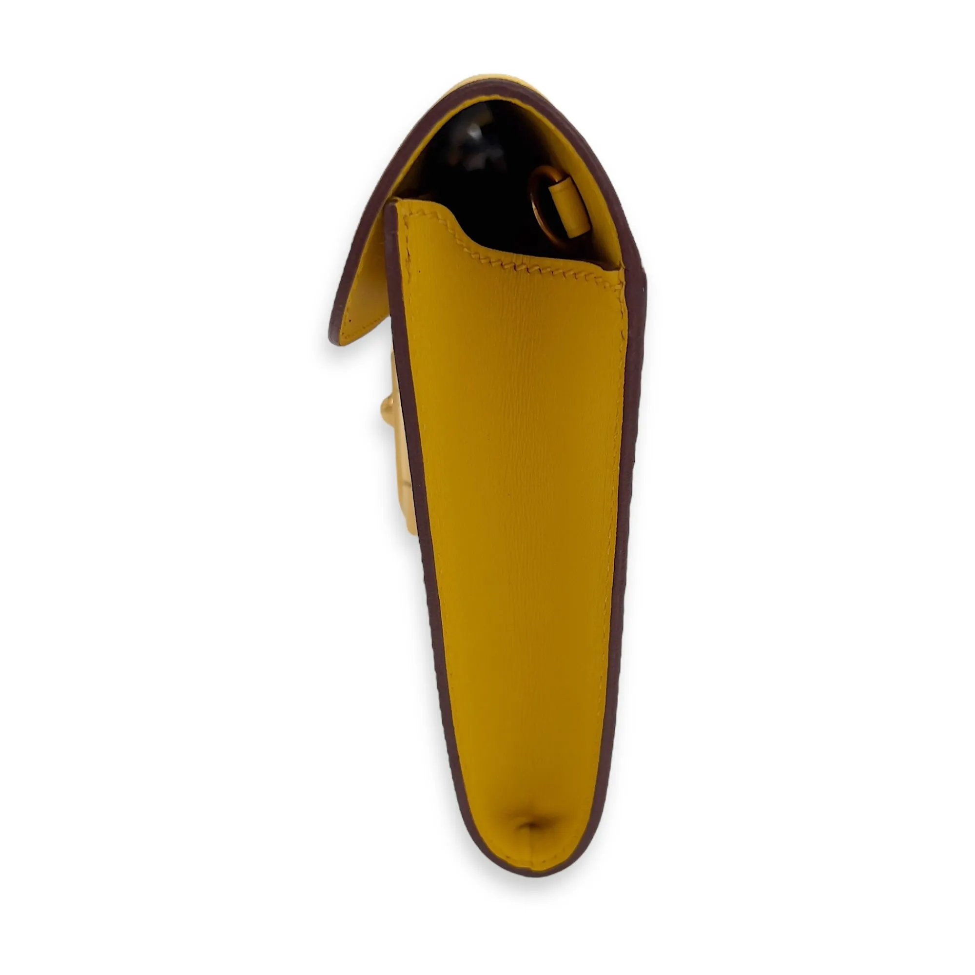 Goodlock Soleil Clutch in Swift, Gold hardware