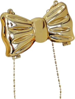 GORGLITTER Women's Bow Purse Mini Crossbody Evening Bag for Wedding Party Prom