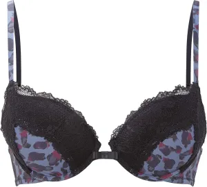 Gossard Women's Wild Animal Print Padded Plunge Bra