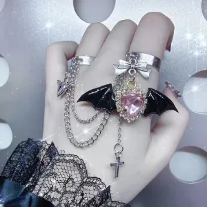Goth Wings Rings