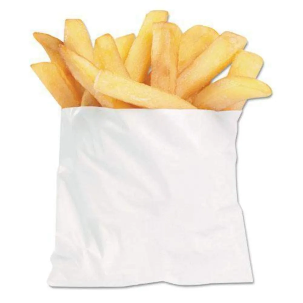 Grs Resist French Fry Bg 4.5X3.5 WHI 2M