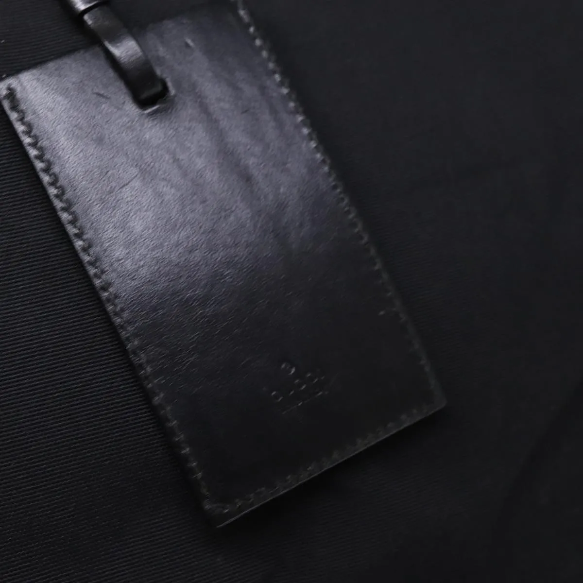GUCCI Boston Bag Nylon 2way Black 74476