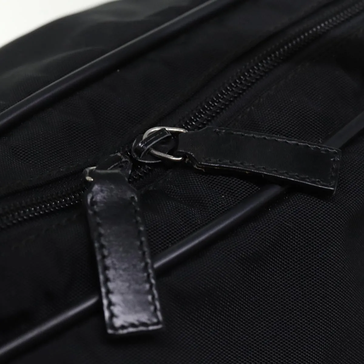 GUCCI Boston Bag Nylon 2way Black 74476