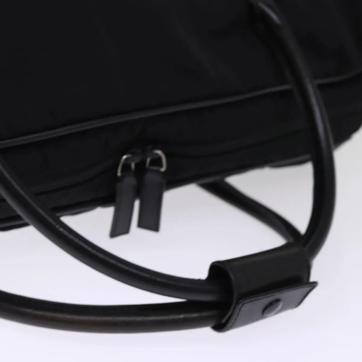 GUCCI Boston Bag Nylon 2way Black 74476