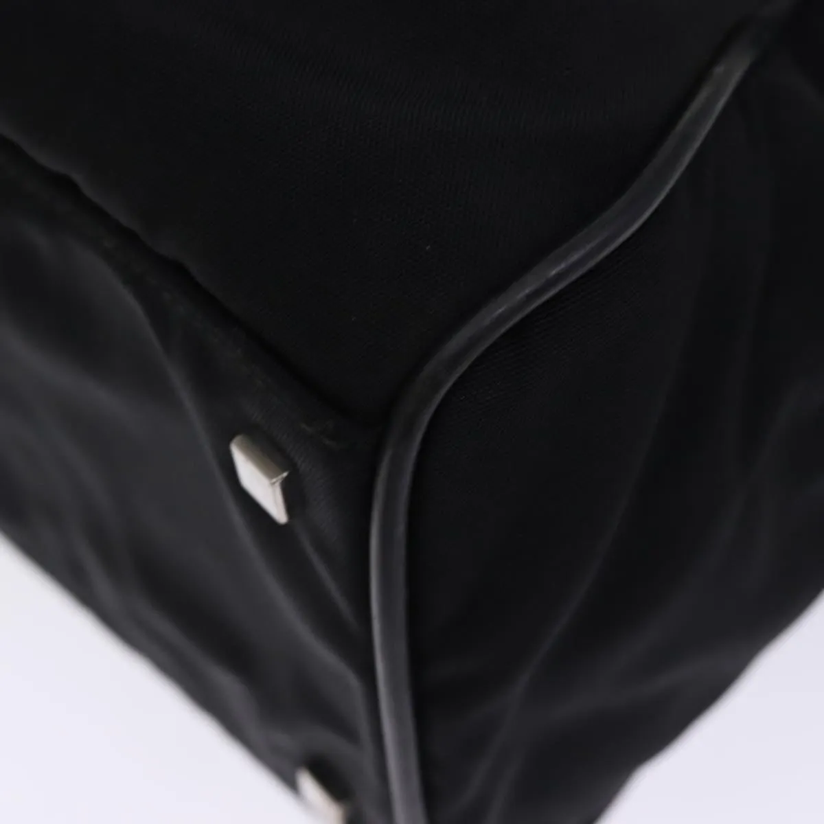 GUCCI Boston Bag Nylon 2way Black 74476
