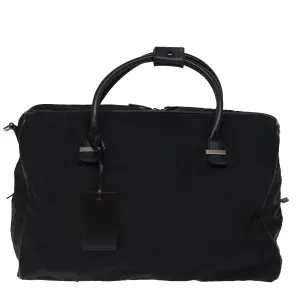 GUCCI Boston Bag Nylon 2way Black 74476