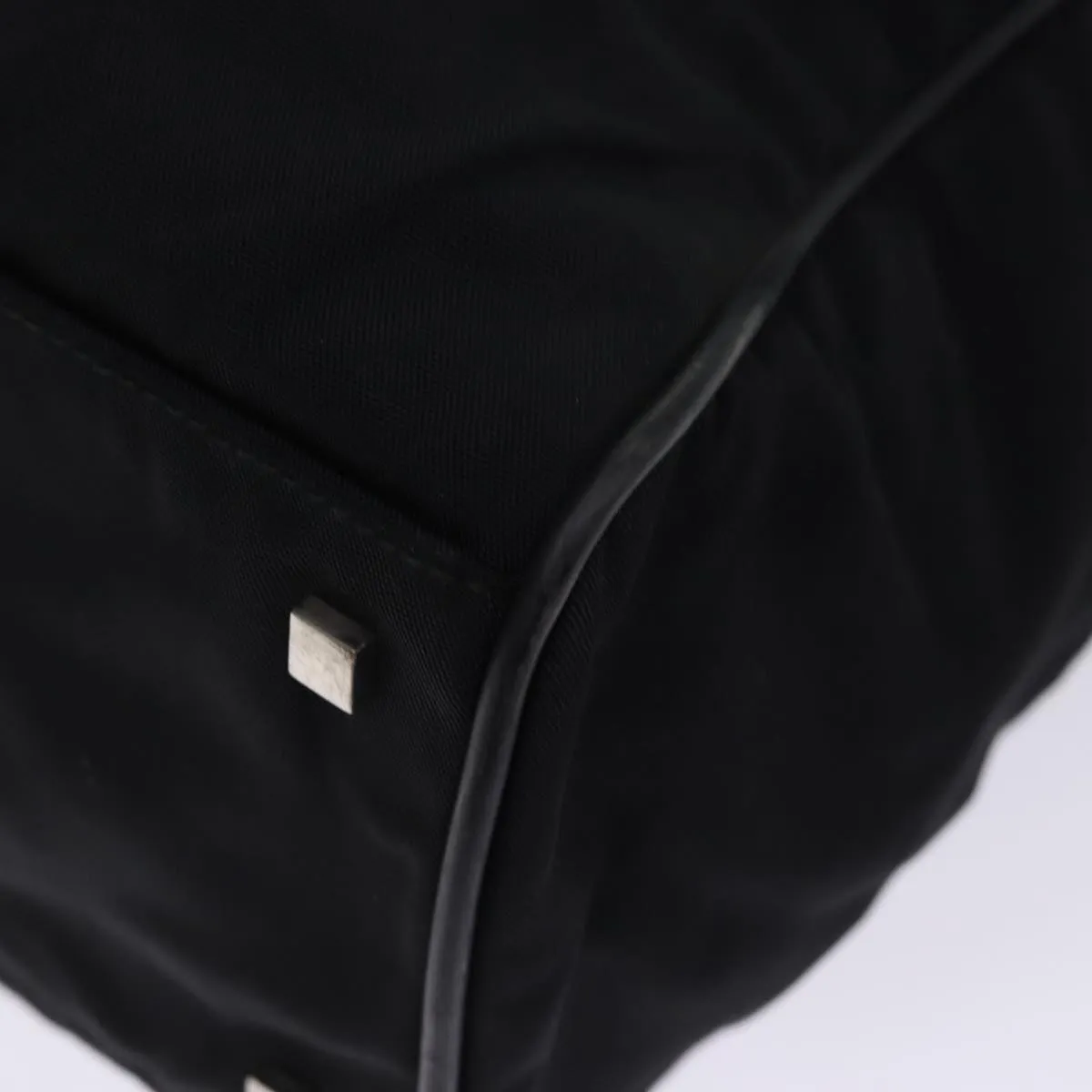 GUCCI Boston Bag Nylon 2way Black 74476