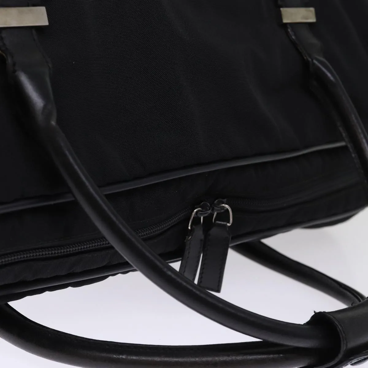 GUCCI Boston Bag Nylon 2way Black 74476
