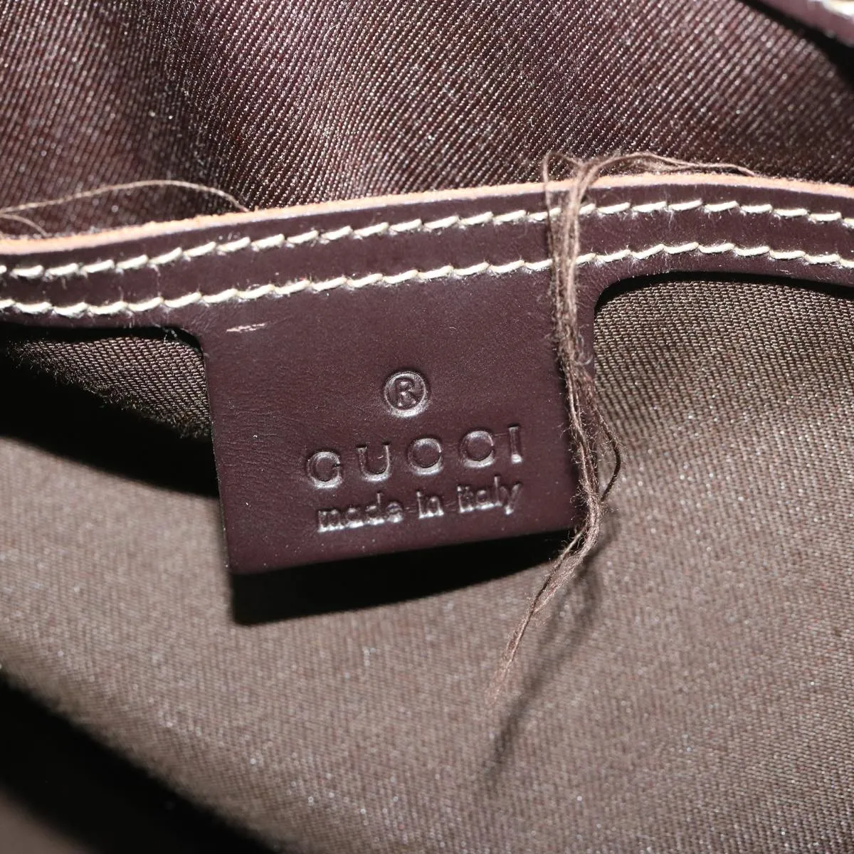 GUCCI GG Supreme Boston Bag PVC Beige 206501 66607